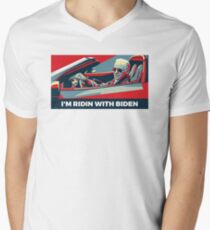 Joe Biden 2020 T-Shirt mit V-Ausschnitt