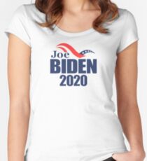 Joe Biden 2020 Tailliertes Rundhals-Shirt