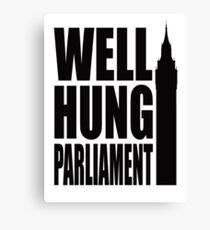Well Hung Parliment Canvas Print