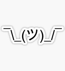 Shrug Sticker