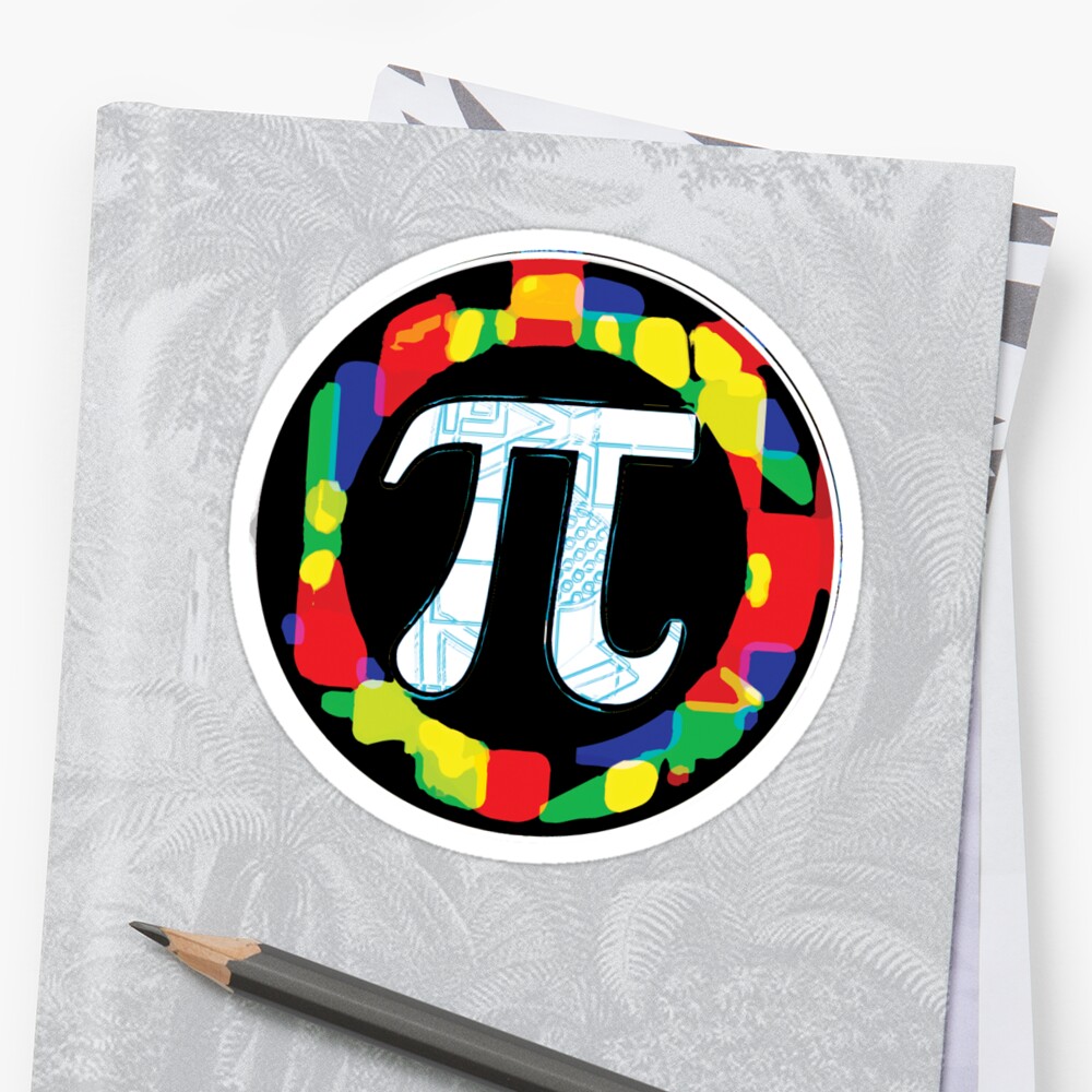 Pi Day Symbol 1 Sticker By Mudgestudios Redbubble