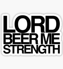 Pegatina Lord Beer Me Strength