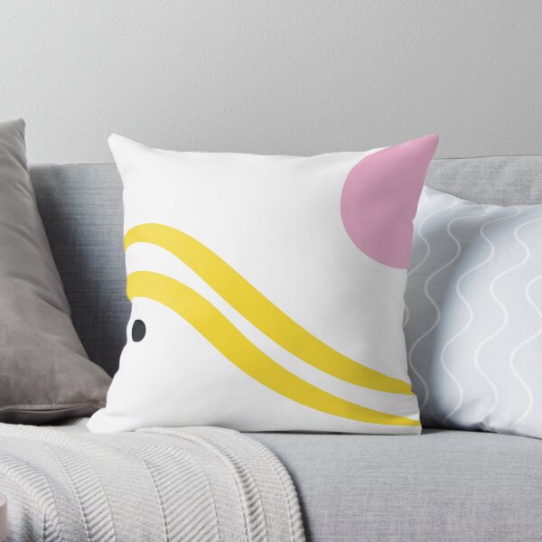 Yellow Sea Throw Pillow