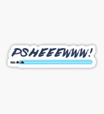 Lightsaber noise Sticker