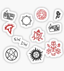 Supernatural Sigils and Symbols Sticker