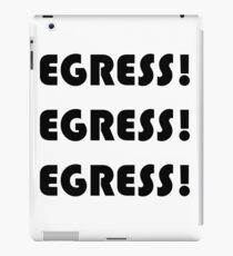 EGRESS! iPad Case/Skin