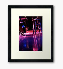 Stage Awaits Framed Print