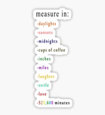 Measure In Sticker