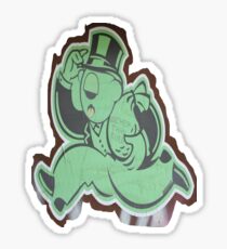Monopoly Man "Richer Than Ever" Paper Graffiti Sticker