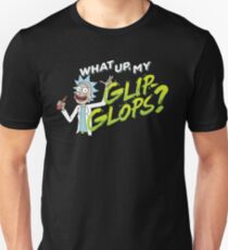 Rick and Morty What Up My Glip-Glops Slim Fit T-Shirt