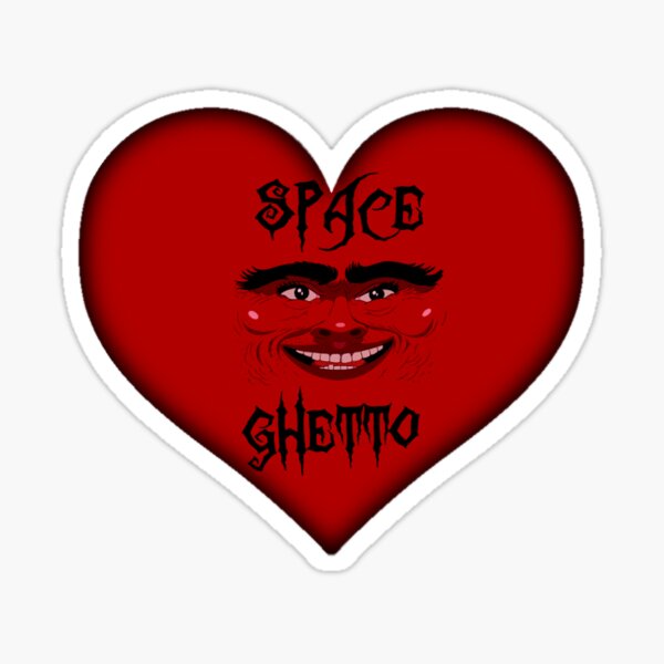 Spaceghetto Heart Sticker