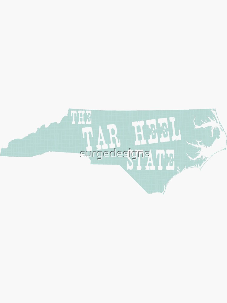 "North Carolina State Motto Slogan" Sticker by surgedesigns Redbubble