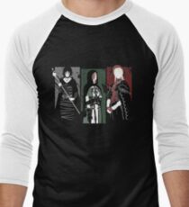 Souls Waifus Men's Baseball ¾ T-Shirt