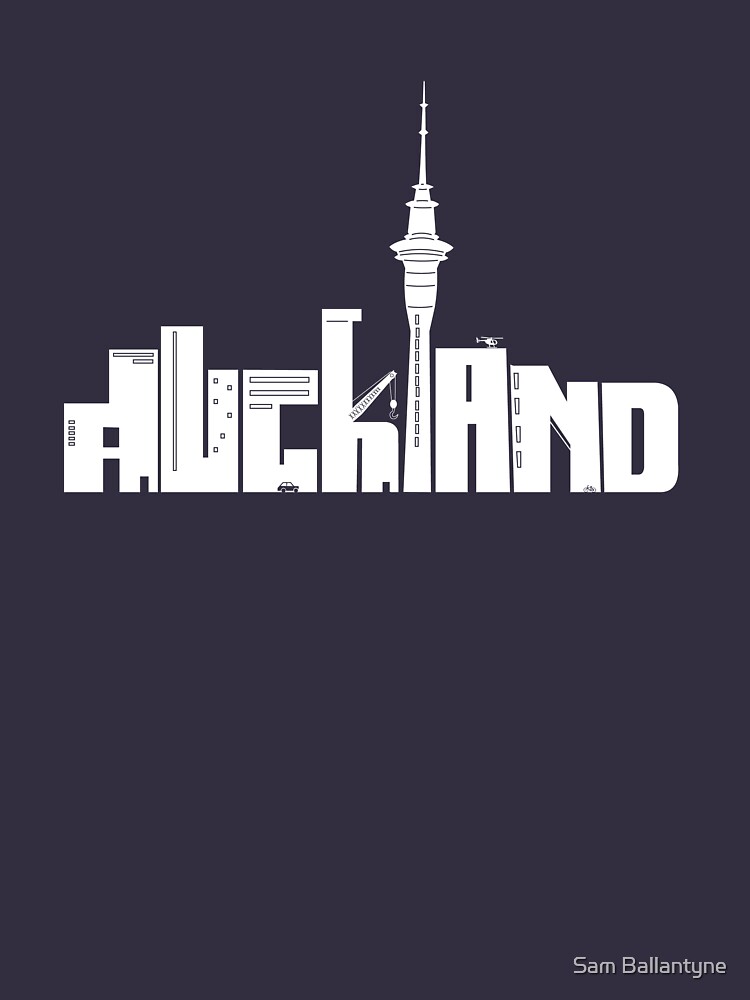 Auckland (white) by samuelballantyne