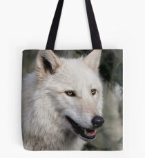 Grey Wolf Portrait Tote Bag