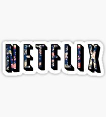 Floral Netflix Sticker