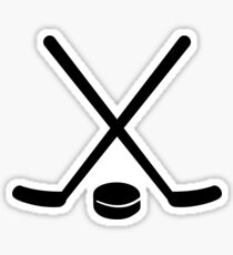 Pegatina Disco de hockey palos