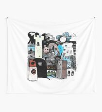 Boxed On Tower Wall Tapestry