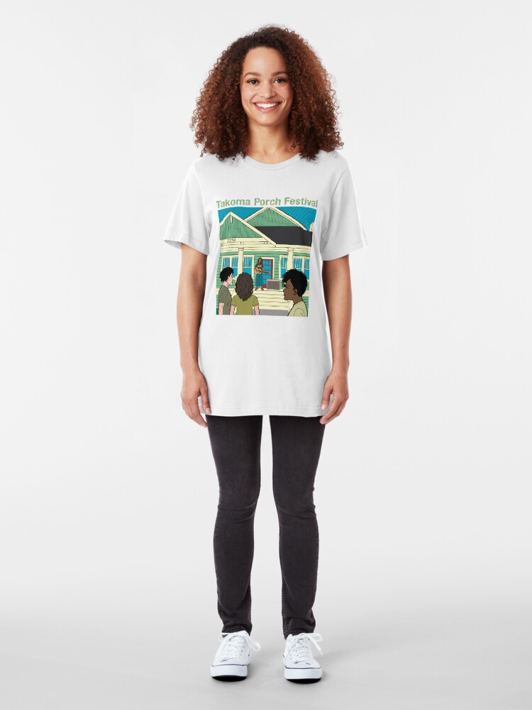 Alternate view of Takoma Porch Festival T-Shirt Slim Fit T-Shirt