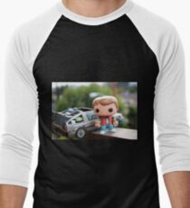 Marty Mcfly Delorean Men's Baseball ¾ T-Shirt