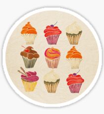 Pegatina Cupcakes