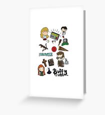 buffy etc. Greeting Card