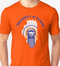 Camiseta unisex U de I Jefe de Illinois