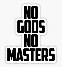 KEINE GÖTTER KEINE MEISTER Sticker
