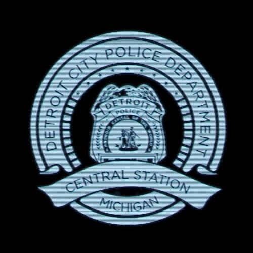 Detroit Police Department Logo Blue And Black By Shinichick39