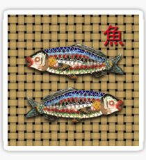 Pegatina Antique Japanese Fish Brooch