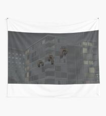 Flying trousers in the rain Wall Tapestry