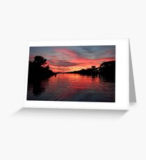 Menorcan Sunset Greeting Card