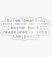 So We Beat On Sticker