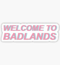 Pegatina Bienvenido a Badlands
