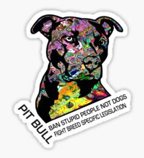 Pitbull BSL Black Sticker