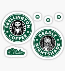 Jack und Sally Kaffee Mini Sticker Pack Sticker
