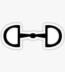 Minimalist D-Ring Snaffle Bit Sticker