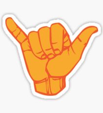 Pegatina Hang Loose in Orange