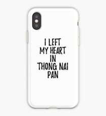 Vinilo o funda para iPhone I Left My Heart In Thong Nai Pan Nostalgic Gift for Traveler Missing Home Family Lover