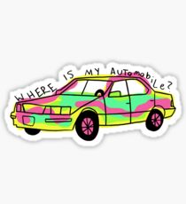 Wo ist mein Auto? Sticker
