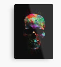Radiant Skull Metal Print