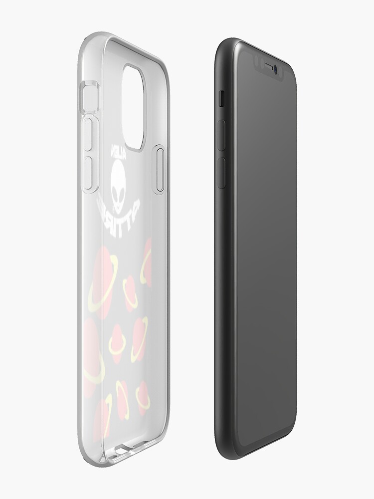 Coque iPhone « Alien Attire © Base Planet Print Noir », par andez520