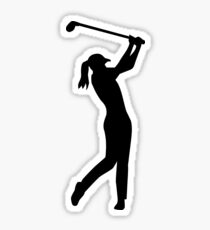 Golf woman girl Sticker