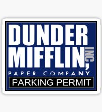Dunder Mifflin - Parking Permit Sticker
