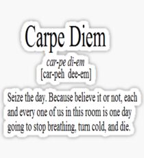 Pegatina Carpe Diem
