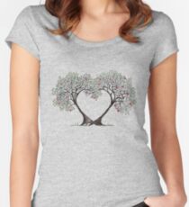 love trees Women's Fitted Scoop T-Shirt