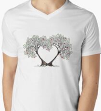 love trees Men's V-Neck T-Shirt