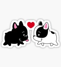 Frenchies in Love Sticker
