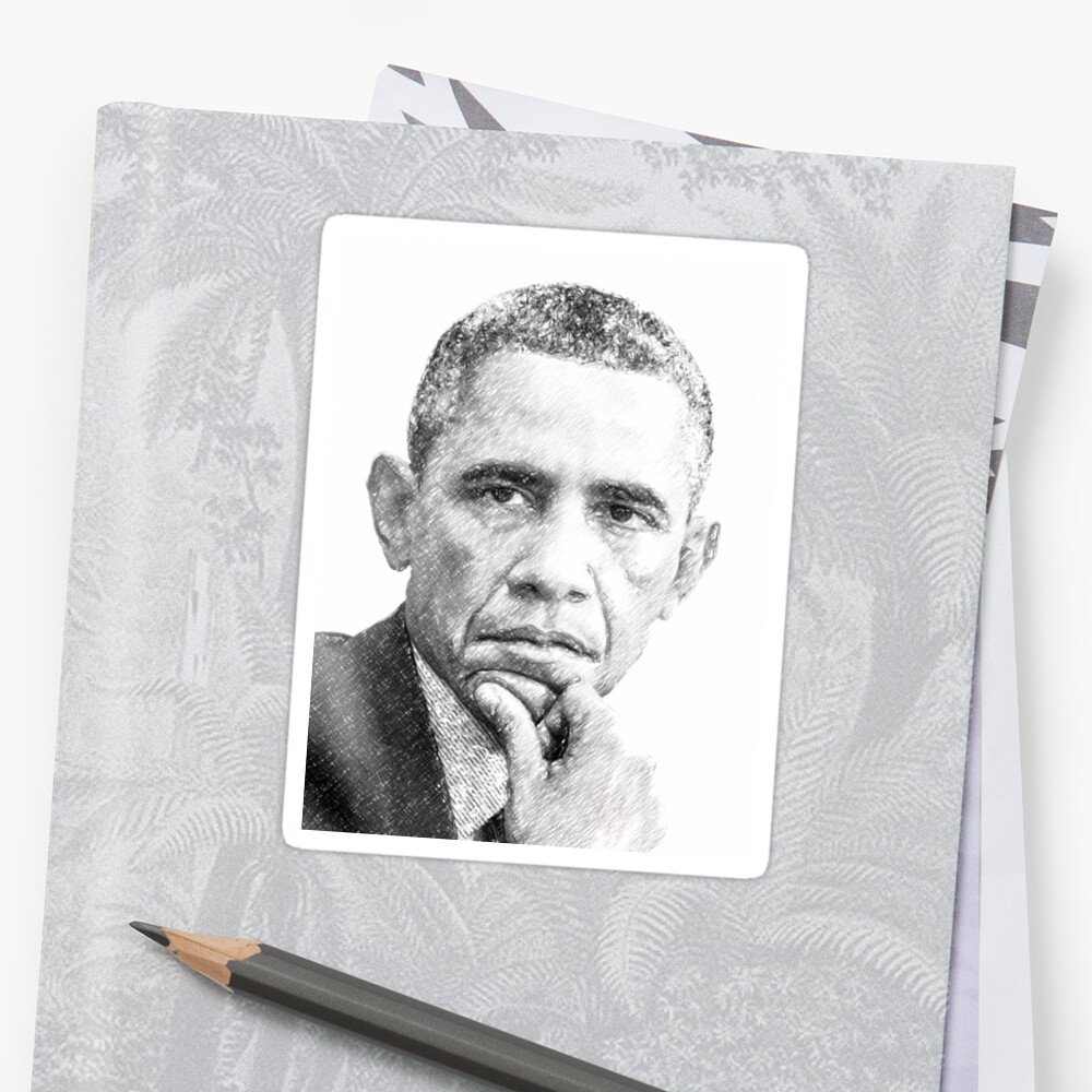 Barack Obama Sticker By Palinchak Redbubble