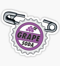 Pegatina Insignia de soda de uva